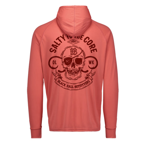 BHO "Salty to the Core" Original Skull SolarUV Long Sleeve Hoodie