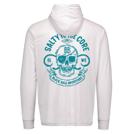 BHO "Salty to the Core" Original Skull SolarUV Long Sleeve Hoodie