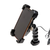Yak-Power 12 Volt Wireless Fast Charger (15W) with 360 Degree Adjustable Gooseneck Action Mount