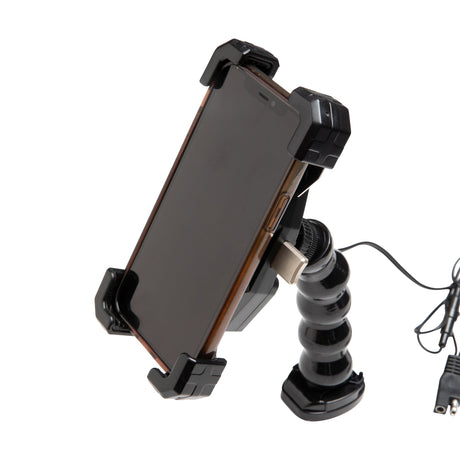 Yak-Power 12 Volt Wireless Fast Charger (15W) with 360 Degree Adjustable Gooseneck Action Mount