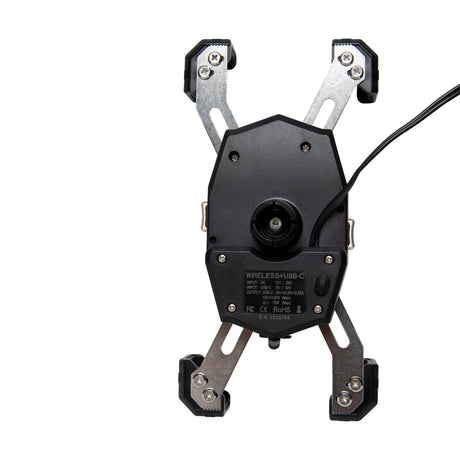 Yak-Power 12 Volt Wireless Fast Charger (15W) with 360 Degree Adjustable Gooseneck Action Mount