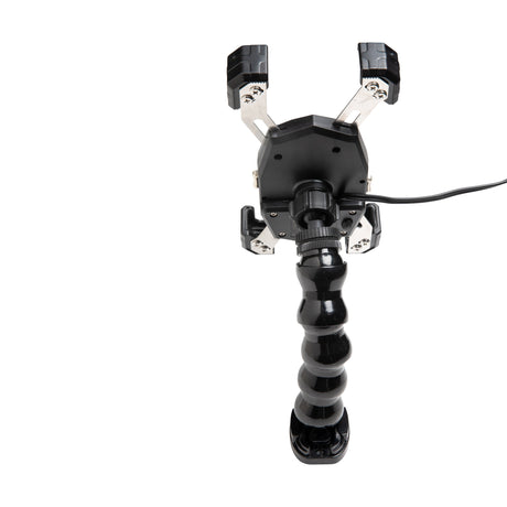 Yak-Power 12 Volt Wireless Fast Charger (15W) with 360 Degree Adjustable Gooseneck Action Mount