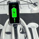 Yak-Power 12 Volt Wireless Fast Charger (15W) with 360 Degree Adjustable Gooseneck Action Mount