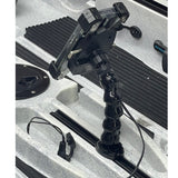 Yak-Power 12 Volt Wireless Fast Charger (15W) with 360 Degree Adjustable Gooseneck Action Mount