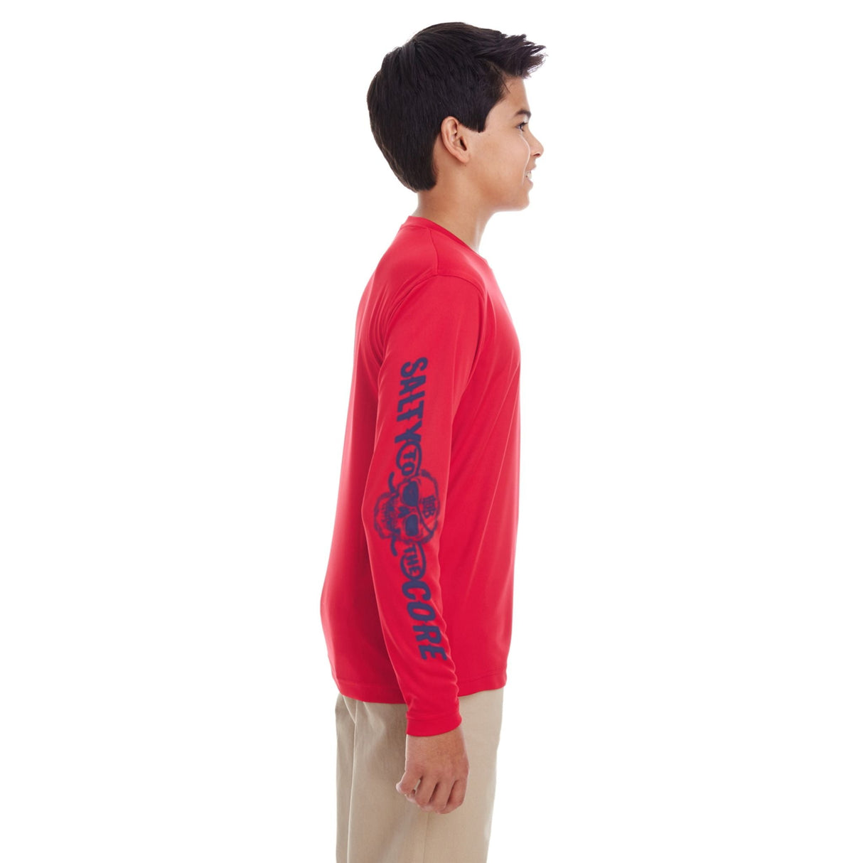 BHO "Salty to the Core" Original Skull SolarUV Long Sleeve Shirt