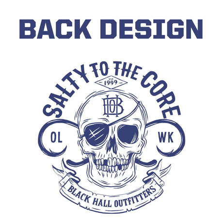 BHO "Salty to the Core" Original Skull Lightweight Hoodie