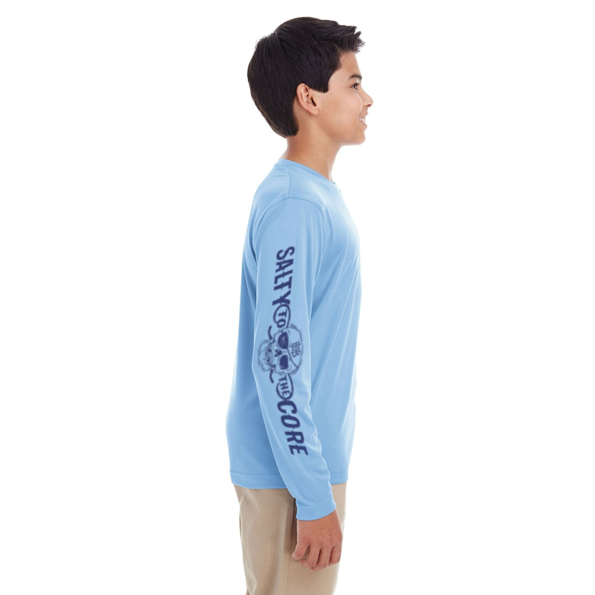 BHO "Salty to the Core" Original Skull SolarUV Long Sleeve Shirt