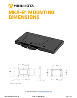 Minn Kota Quick Release Bracket / MKA-21