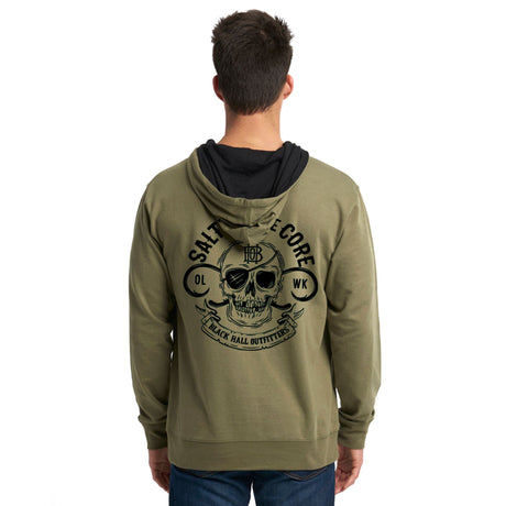 BHO "Salty to the Core" Original Skull Lightweight Hoodie