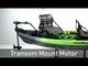 NuCanoe Transom Mount Trolling Motor Mount Kit for Minn Kota or MotorGuide Trolling Motors Compatiable with NuCanoe Flint, U10 and UNLIMITED Models