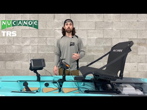NuCanoe Transducer Retract System (TRS) for use with SideScan Transducers on NuCanoe UNLIMITED and U10 Models