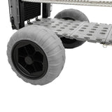 YakAttack SandRig Surf Cart, 20” x 36” with 16" Balloon Tires