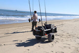 YakAttack SandRig Surf Cart, 20” x 54” with 16" Balloon Tires