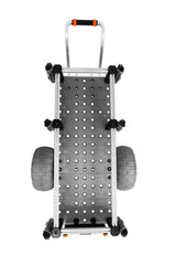 YakAttack SandRig Surf Cart, 20” x 54” with 16" Balloon Tires